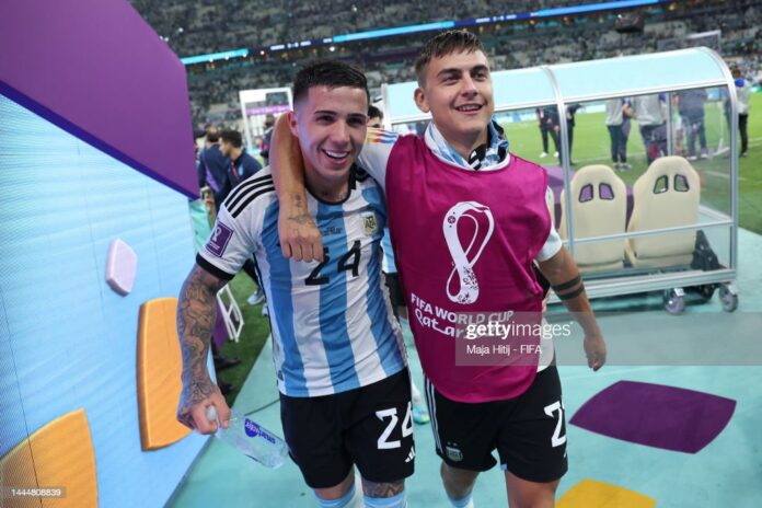 Enzo fernandez and paulo dybala