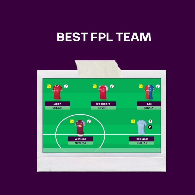 Best FPL team for Gameweek 13